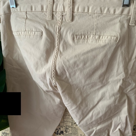 Lucky brand beige pants SZ 2 / 26 ripped style - Picture 9 of 9
